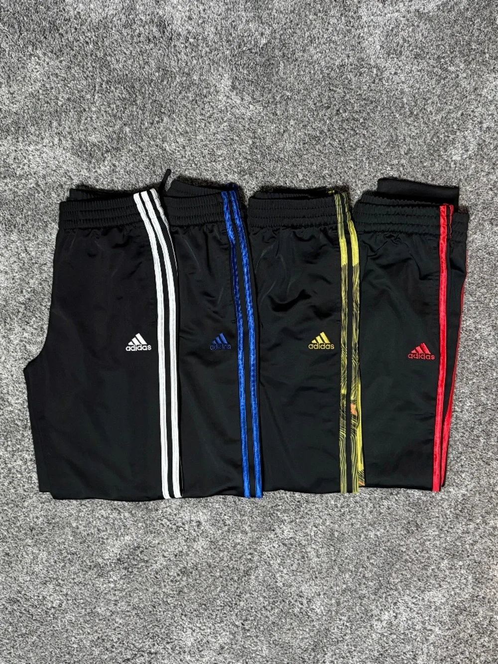 Lot of 4 Adidas Boys Track Pants